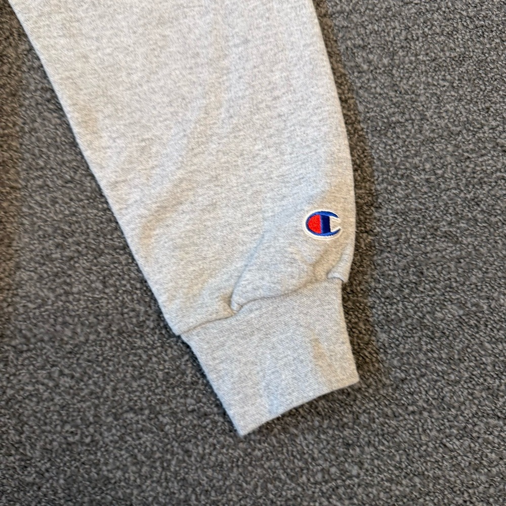 Champion University of Michigan Oxford Gray Basic Crewneck Sweatshirt - Picture 5 of 10
